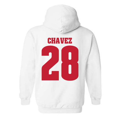 Wisconsin - NCAA Men's Soccer : Andrew Chavez - Classic Shersey Hooded Sweatshirt-1