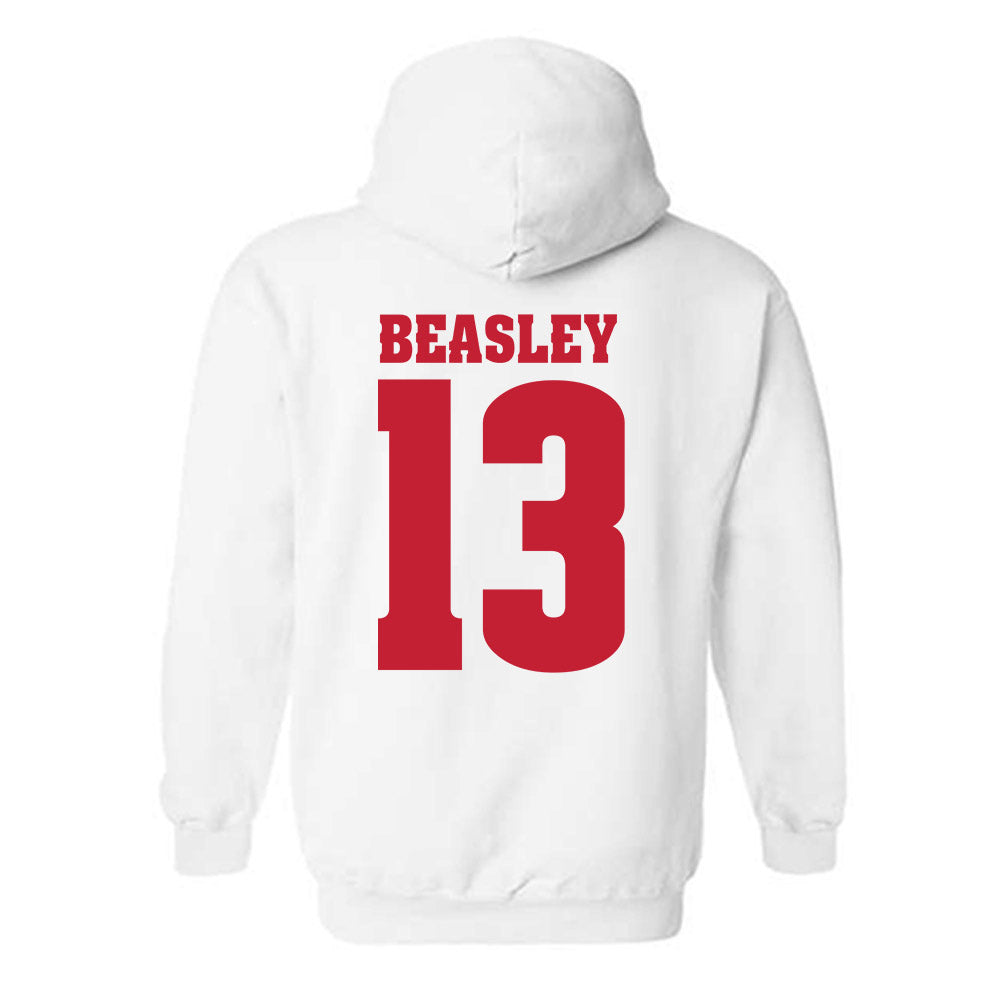 Wisconsin - NCAA Women's Soccer : Sascha Beasley - Classic Shersey Hooded Sweatshirt-1