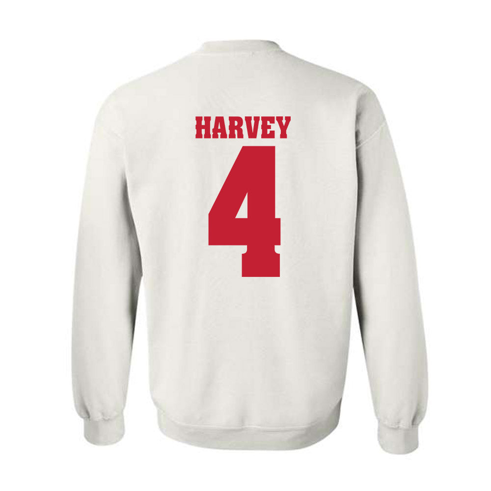 Wisconsin - NCAA Women's Ice Hockey : Caroline Harvey - Classic Shersey Crewneck Sweatshirt-1