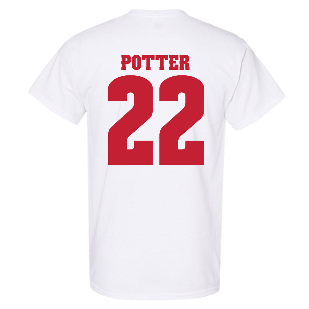 Wisconsin - NCAA Women's Ice Hockey : Laney Potter - Classic Shersey T-Shirt-1