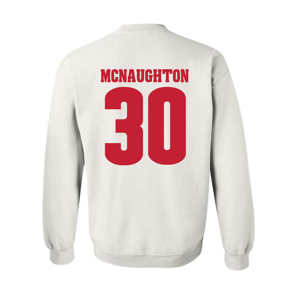 Wisconsin - NCAA Women's Ice Hockey : Ava McNaughton - Classic Shersey Crewneck Sweatshirt-1