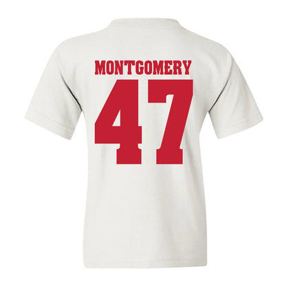 Wisconsin - NCAA Men's Ice Hockey : Blake Montgomery - Classic Shersey Youth T-Shirt-1