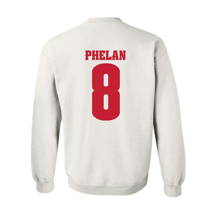 Wisconsin - NCAA Men's Ice Hockey : Jack Phelan - Classic Shersey Crewneck Sweatshirt-1