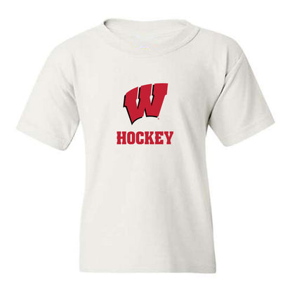 Wisconsin - NCAA Men's Ice Hockey : Blake Montgomery - Classic Shersey Youth T-Shirt-0