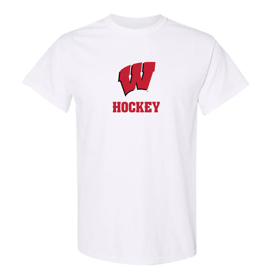 Wisconsin - NCAA Men's Ice Hockey : Daniel Hauser - Classic Shersey T-Shirt-0