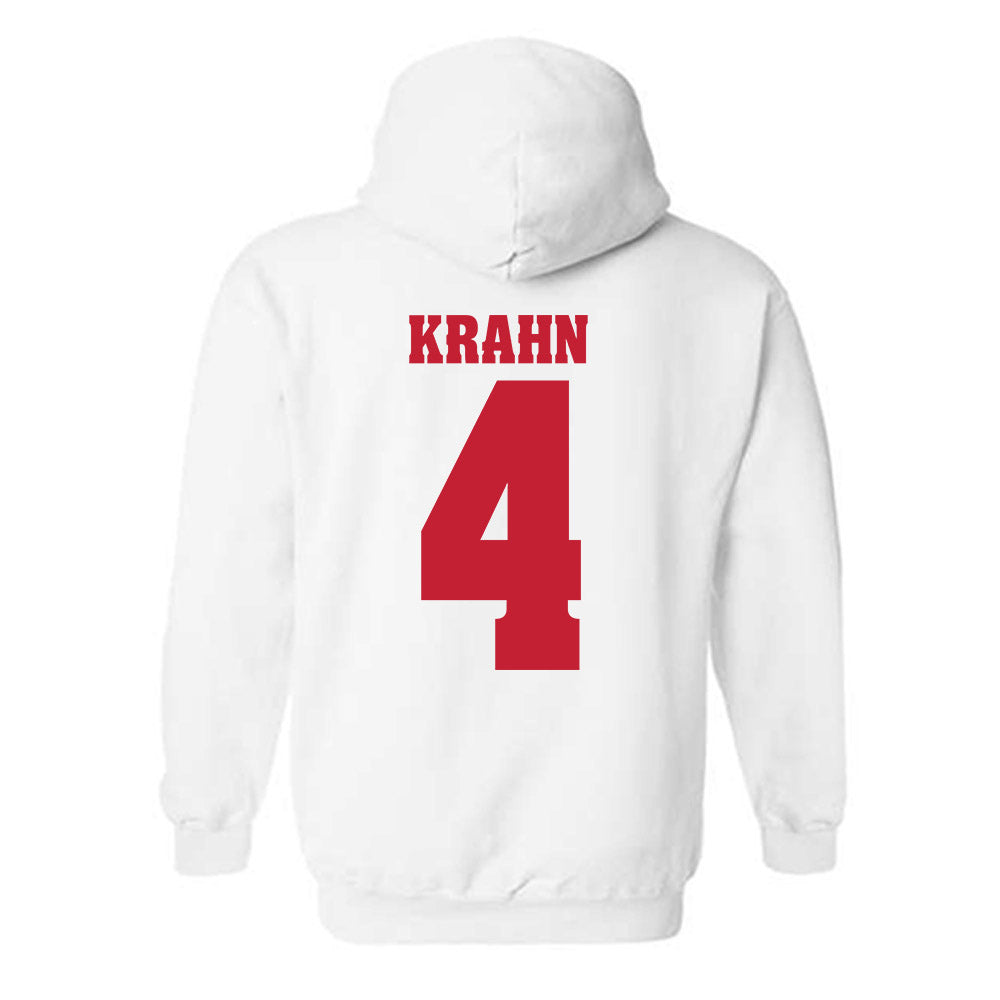 Wisconsin - NCAA Women's Basketball : Lily Krahn - Classic Shersey Hooded Sweatshirt-1
