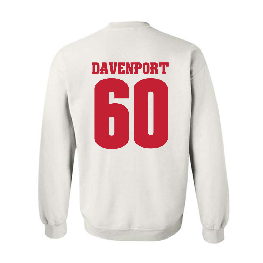 Wisconsin - NCAA Football : Nolan Davenport - Classic Shersey Crewneck Sweatshirt-1
