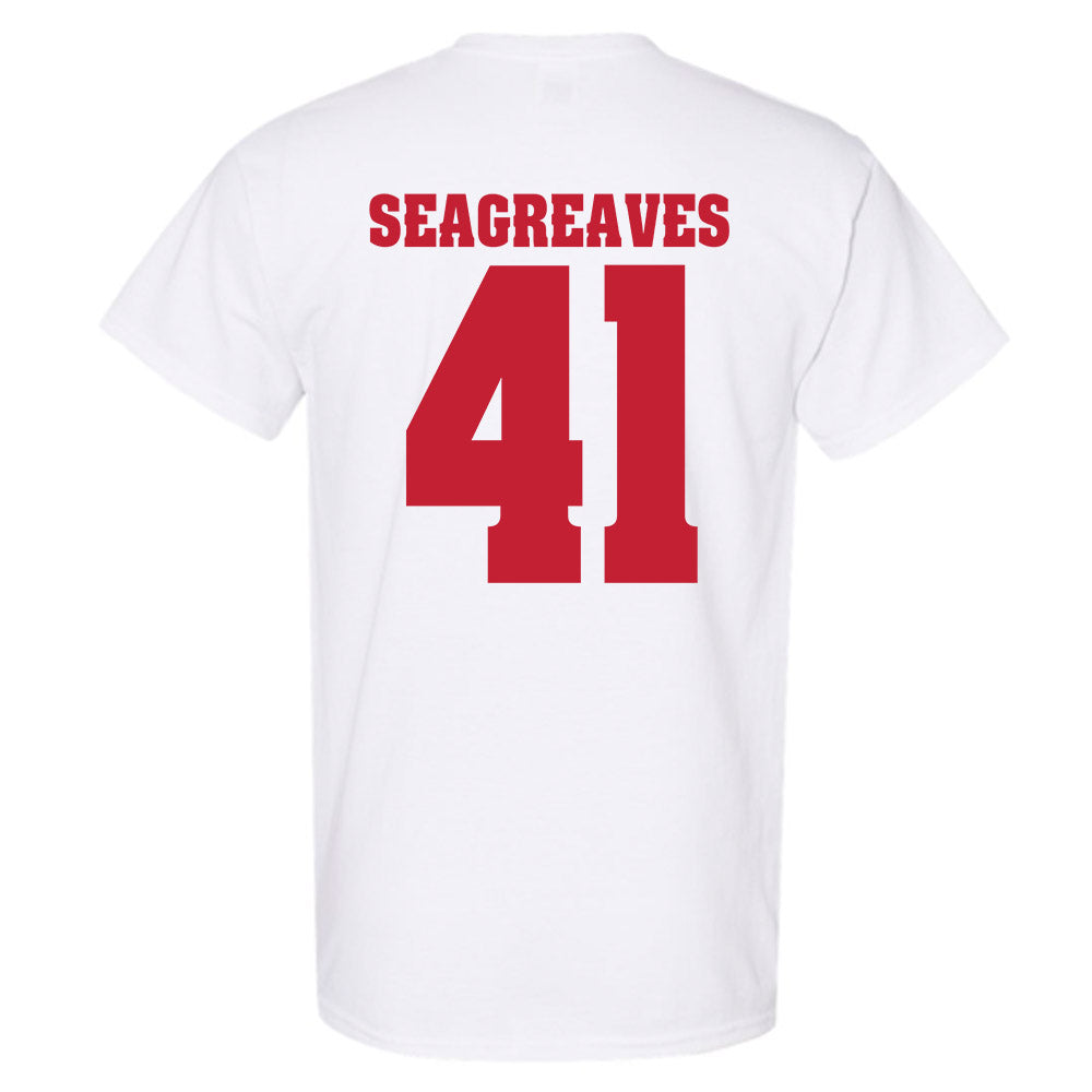 Wisconsin - NCAA Football : JT Seagreaves - Classic Shersey T-Shirt-1
