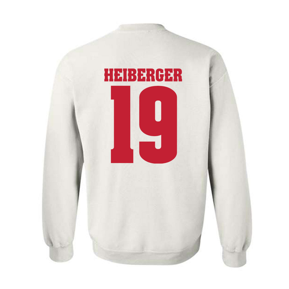 Wisconsin - NCAA Football : Thomas Heiberger - Classic Shersey Crewneck Sweatshirt-1