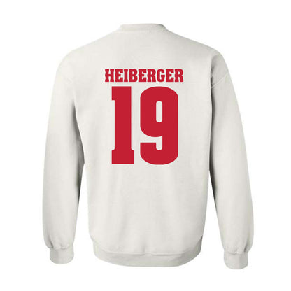 Wisconsin - NCAA Football : Thomas Heiberger - Classic Shersey Crewneck Sweatshirt-1