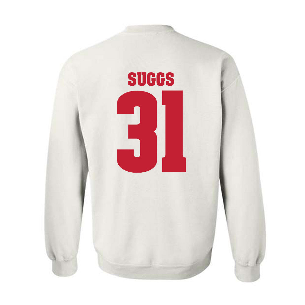 Wisconsin - NCAA Football : Jay'viar Suggs - Classic Shersey Crewneck Sweatshirt-1