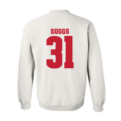 Wisconsin - NCAA Football : Jay'viar Suggs - Classic Shersey Crewneck Sweatshirt-1
