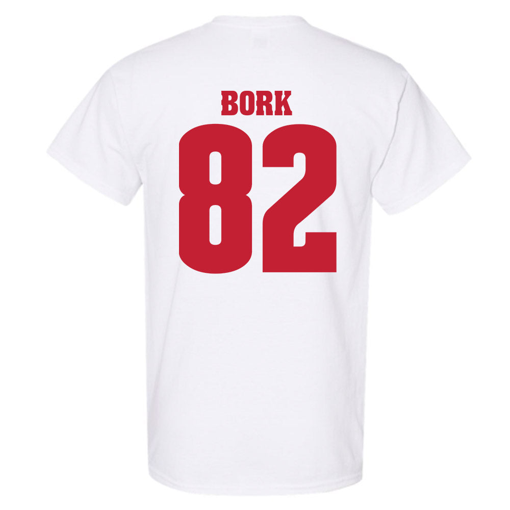 Wisconsin - NCAA Football : Emmett Bork - Classic Shersey T-Shirt-1