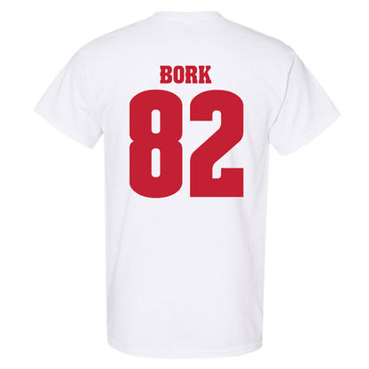 Wisconsin - NCAA Football : Emmett Bork - Classic Shersey T-Shirt-1