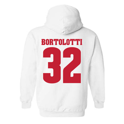 Wisconsin - NCAA Football : Harry Bortolotti - Classic Shersey Hooded Sweatshirt-1