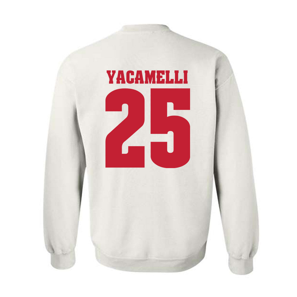 Wisconsin - NCAA Football : Cade Yacamelli - Classic Shersey Crewneck Sweatshirt-1
