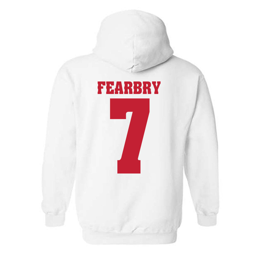 Wisconsin - NCAA Football : Tyreese Fearbry - Classic Shersey Hooded Sweatshirt-1