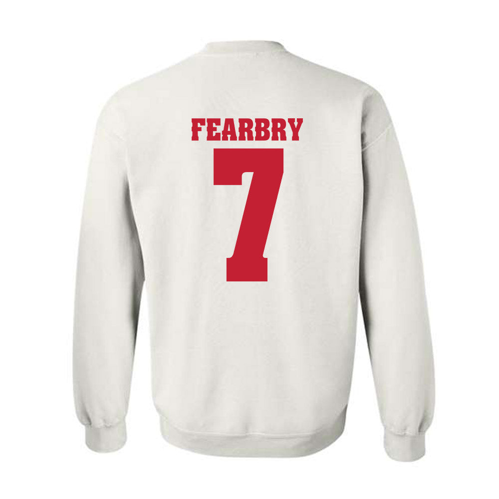 Wisconsin - NCAA Football : Tyreese Fearbry - Classic Shersey Crewneck Sweatshirt-1