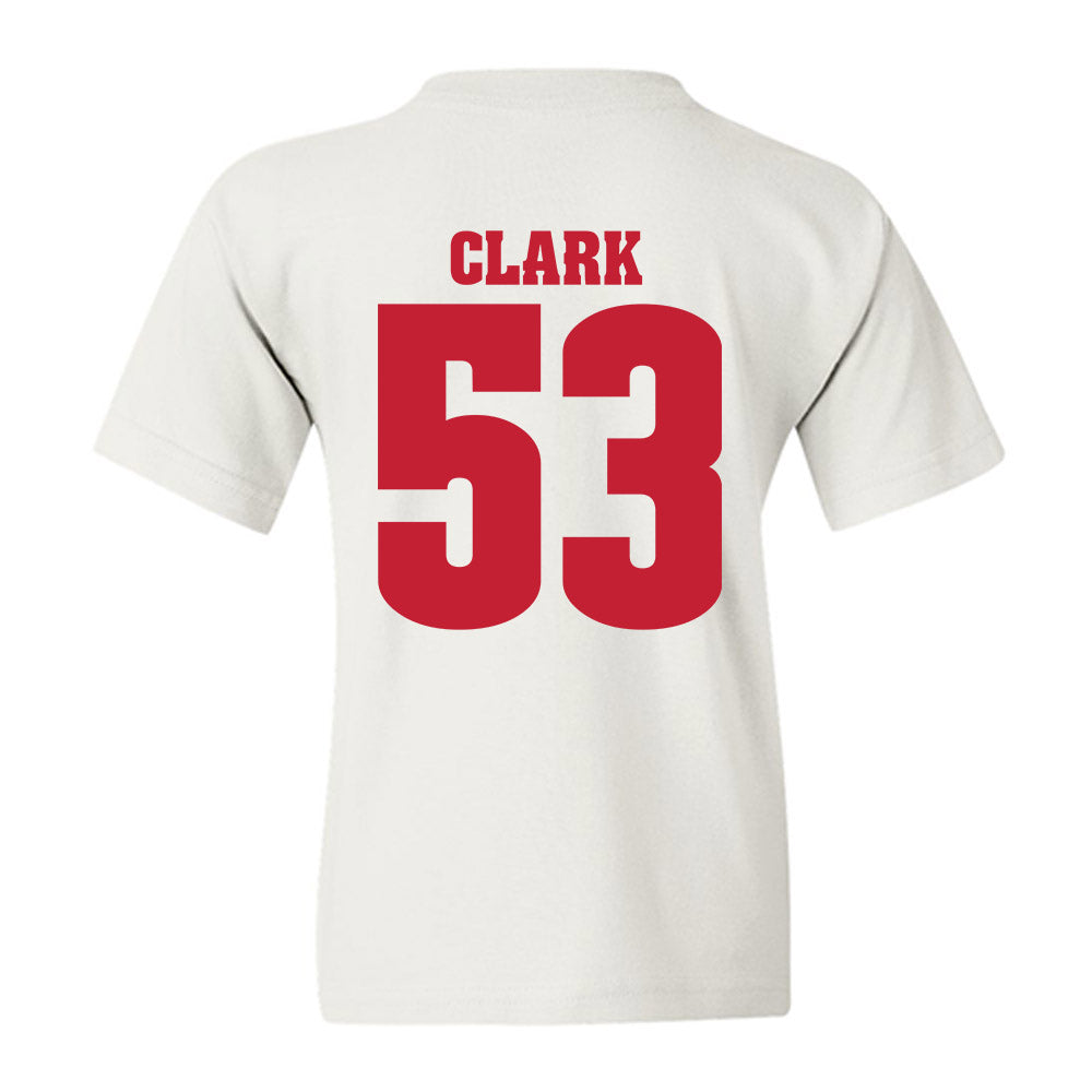 Wisconsin - NCAA Football : Cam Clark - Classic Shersey Youth T-Shirt-1