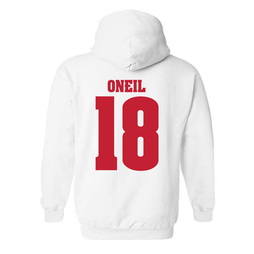 Wisconsin - NCAA Football : Danny ONeil - Classic Shersey Hooded Sweatshirt-1