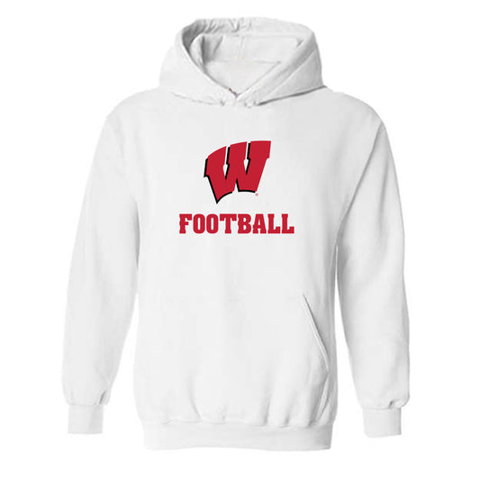Wisconsin - NCAA Football : Joe Brunner - Classic Shersey Hooded Sweatshirt-0