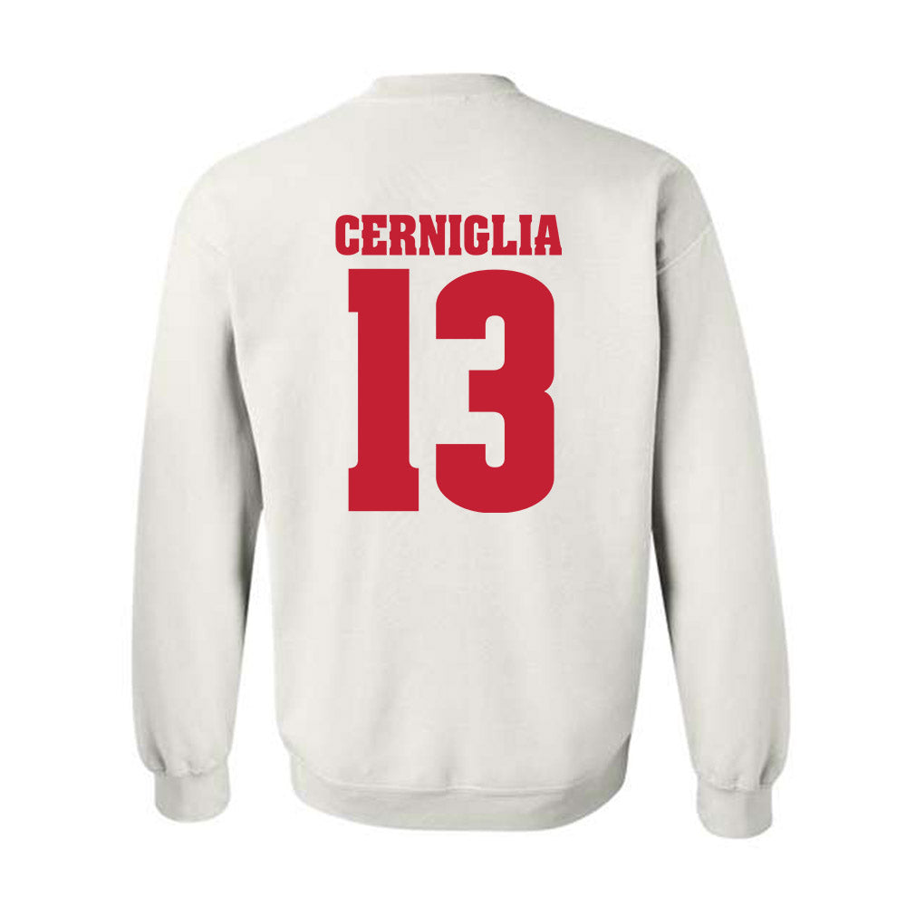 Wisconsin - NCAA Women's Volleyball : Jada Cerniglia - Classic Shersey Crewneck Sweatshirt-1