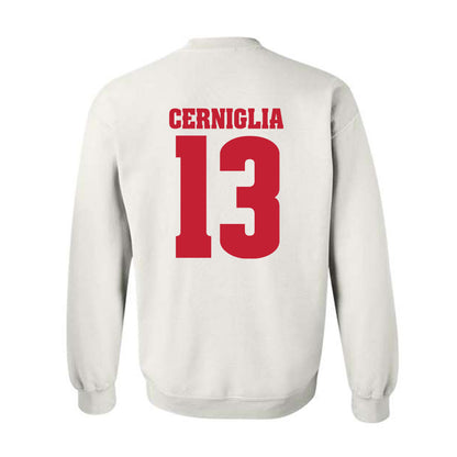 Wisconsin - NCAA Women's Volleyball : Jada Cerniglia - Classic Shersey Crewneck Sweatshirt-1