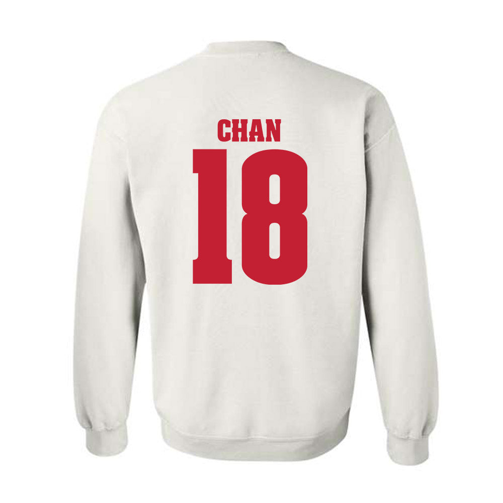 Wisconsin - NCAA Women's Volleyball : Maile Chan - Classic Shersey Crewneck Sweatshirt-1