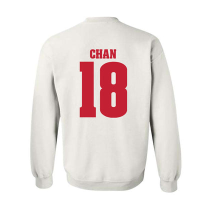 Wisconsin - NCAA Women's Volleyball : Maile Chan - Classic Shersey Crewneck Sweatshirt-1