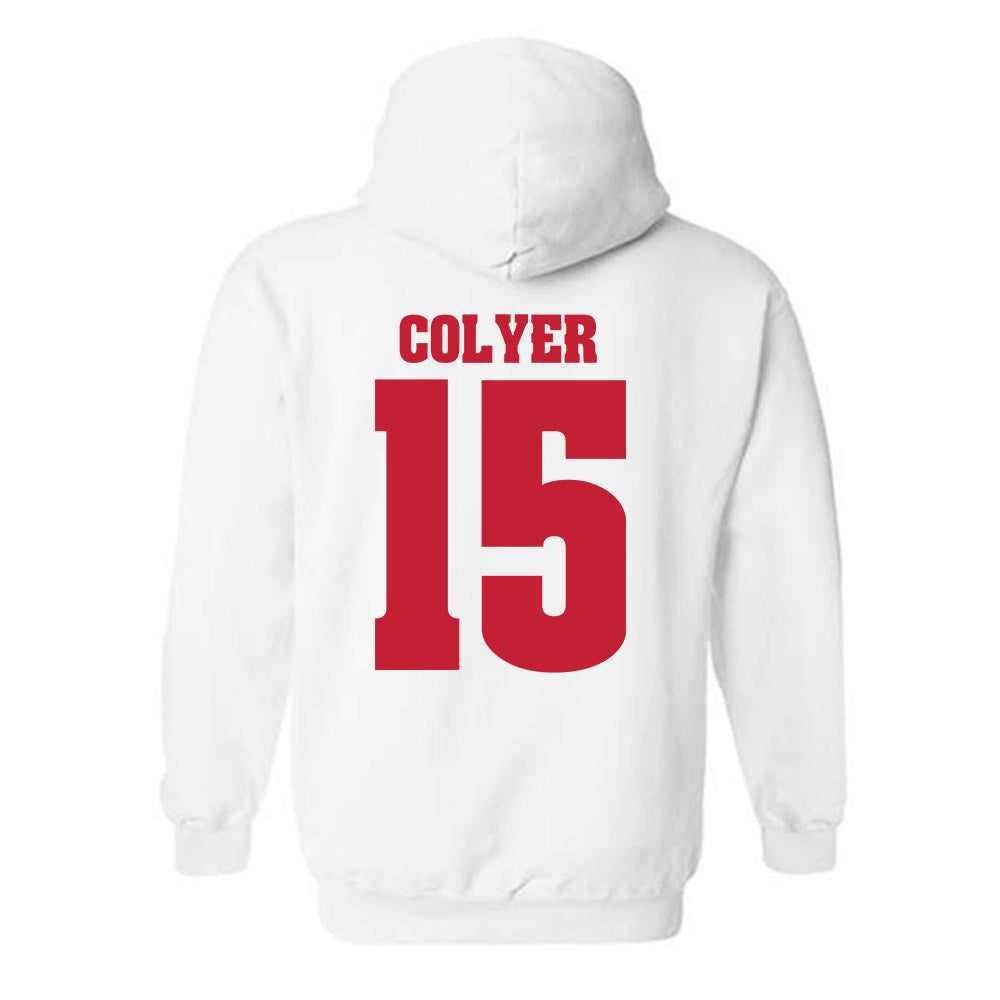 Wisconsin - NCAA Women's Volleyball : Mimi Colyer - Classic Shersey Hooded Sweatshirt-1