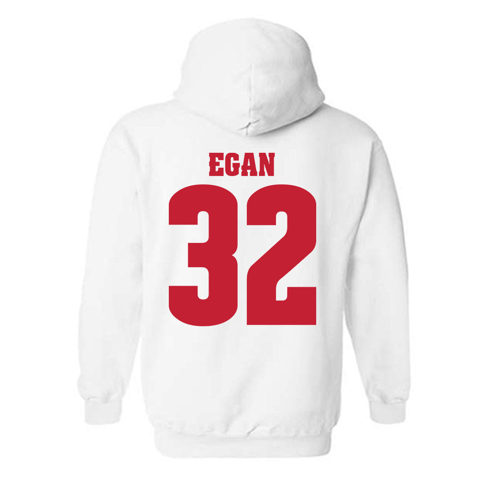 Wisconsin - NCAA Women's Volleyball : Grace Egan - Classic Shersey Hooded Sweatshirt-1