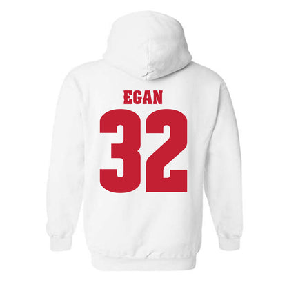 Wisconsin - NCAA Women's Volleyball : Grace Egan - Classic Shersey Hooded Sweatshirt-1