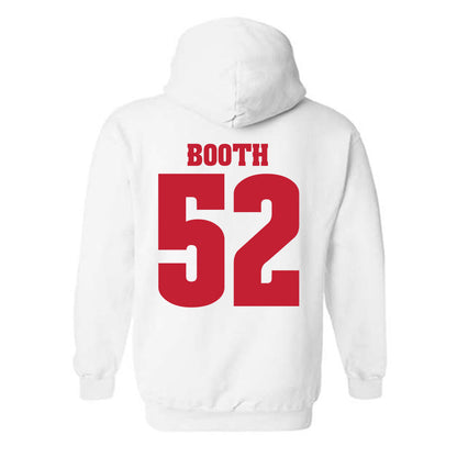 Wisconsin - NCAA Women's Volleyball : Carter Booth - Classic Shersey Hooded Sweatshirt-1