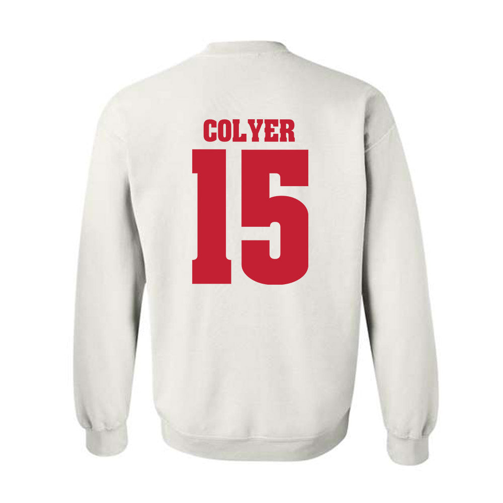 Wisconsin - NCAA Women's Volleyball : Mimi Colyer - Classic Shersey Crewneck Sweatshirt-1