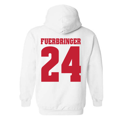 Wisconsin - NCAA Women's Volleyball : Charlie Fuerbringer - Classic Shersey Hooded Sweatshirt-1