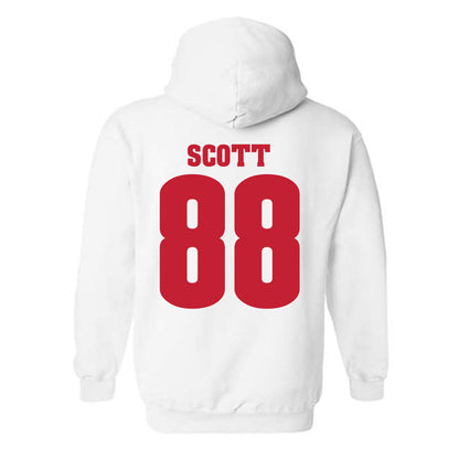 Wisconsin - NCAA Women's Volleyball : Kymora Scott - Classic Shersey Hooded Sweatshirt-1