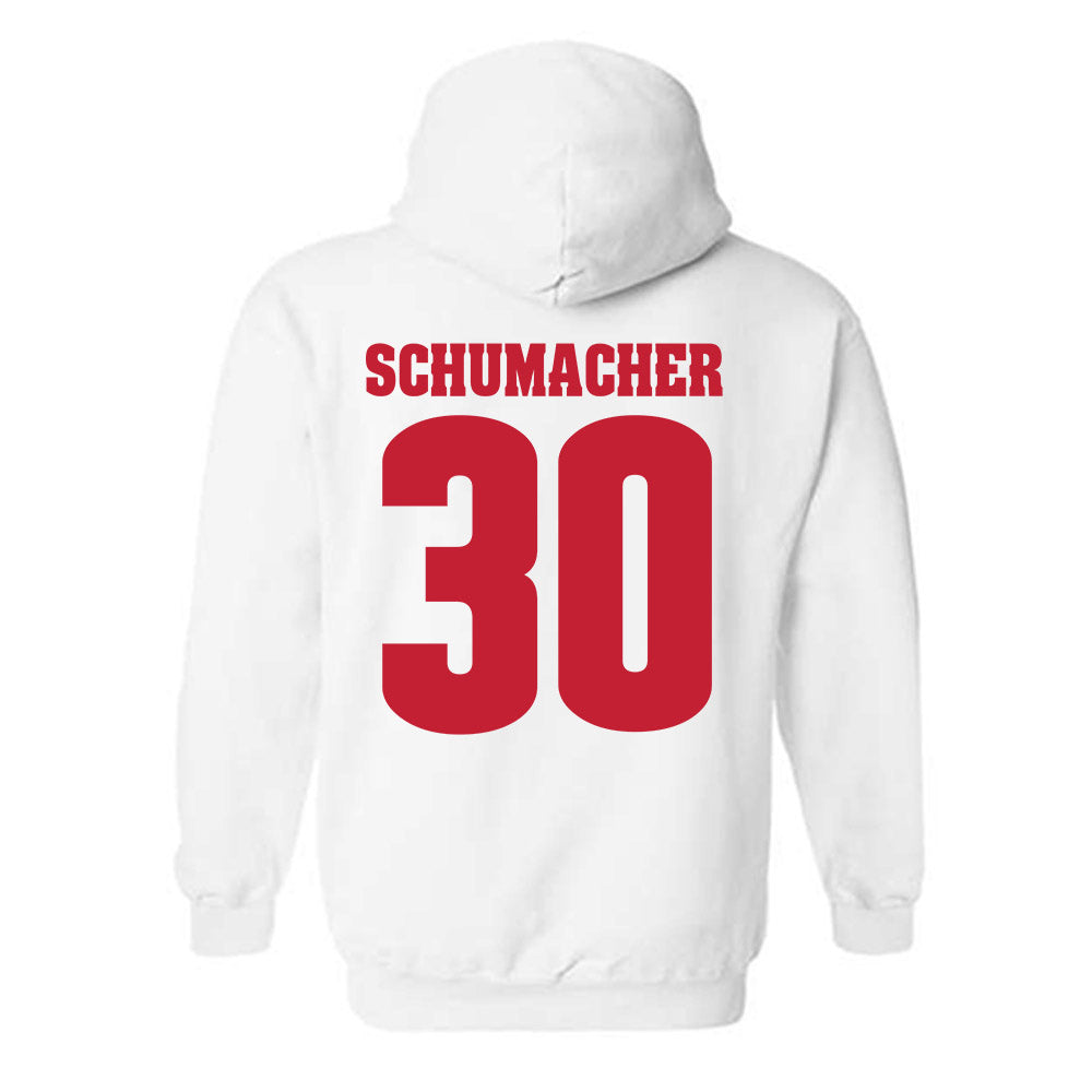 Wisconsin - NCAA Women's Volleyball : Lola Schumacher - Classic Shersey Hooded Sweatshirt-1