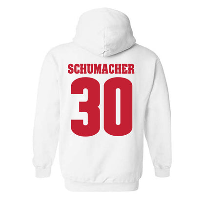 Wisconsin - NCAA Women's Volleyball : Lola Schumacher - Classic Shersey Hooded Sweatshirt-1