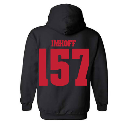 Wisconsin - NCAA Wrestling : Tyson Imhoff - Classic Shersey Hooded Sweatshirt-1