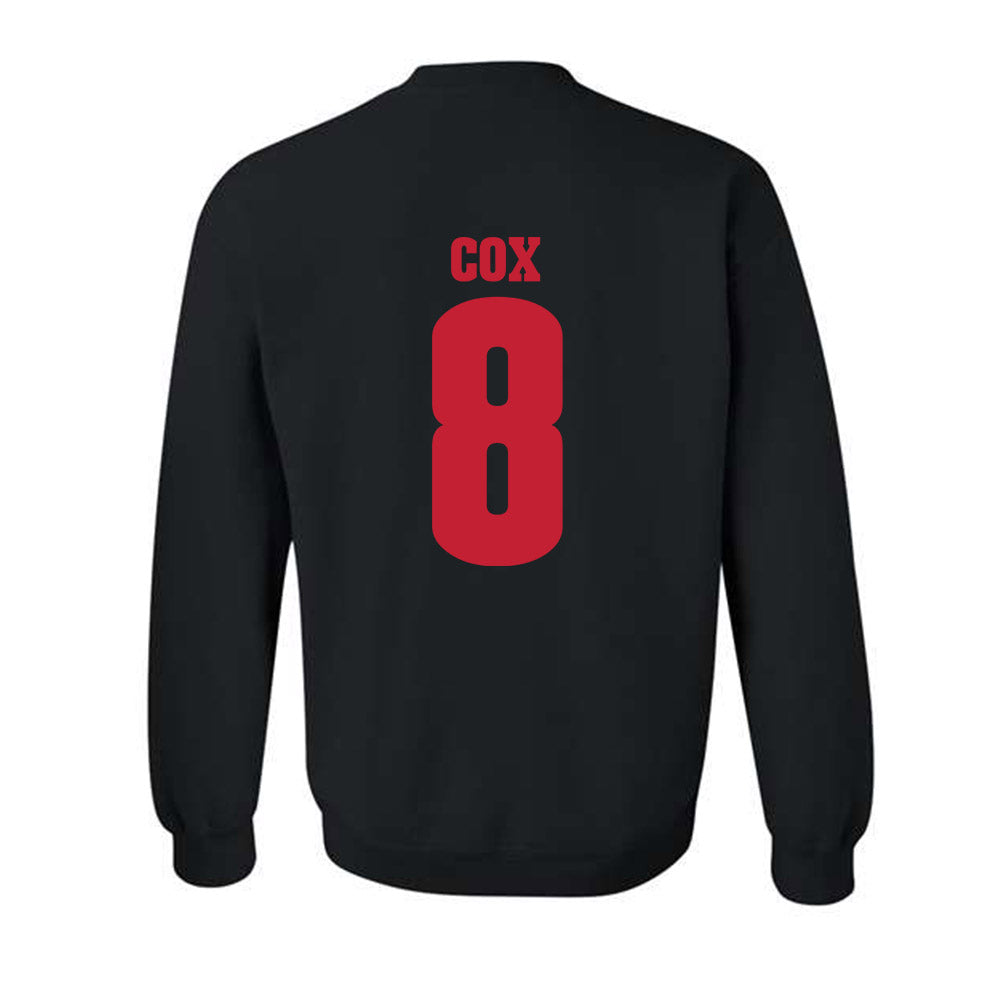 Wisconsin - NCAA Women's Soccer : Delaney Cox - Classic Shersey Crewneck Sweatshirt-1