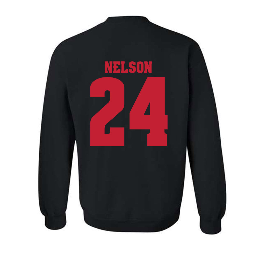 Wisconsin - NCAA Women's Soccer : Brooke Nelson - Classic Shersey Crewneck Sweatshirt-1
