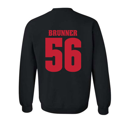 Wisconsin - NCAA Football : Joe Brunner - Classic Shersey Crewneck Sweatshirt-1