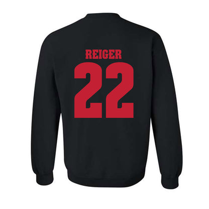 Wisconsin - NCAA Football : Mason Reiger - Classic Shersey Crewneck Sweatshirt-1