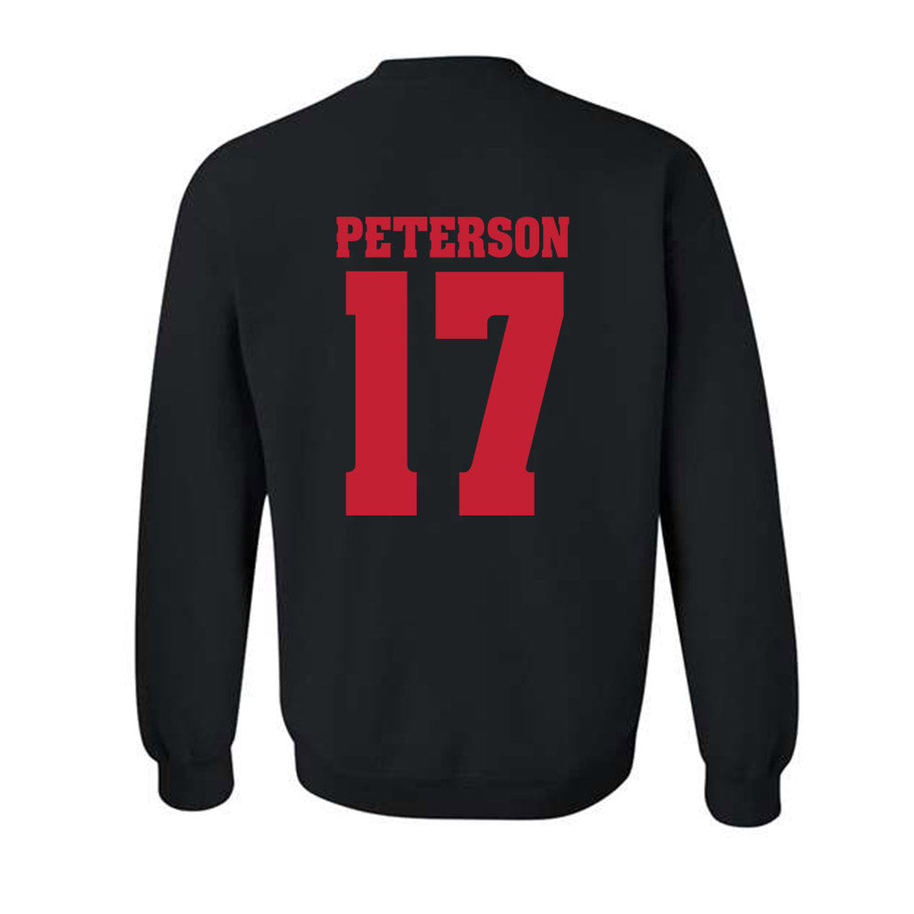 Wisconsin - NCAA Football : Darryl Peterson - Classic Shersey Crewneck Sweatshirt-1