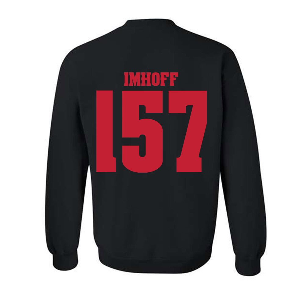 Wisconsin - NCAA Wrestling : Tyson Imhoff - Classic Shersey Crewneck Sweatshirt-1