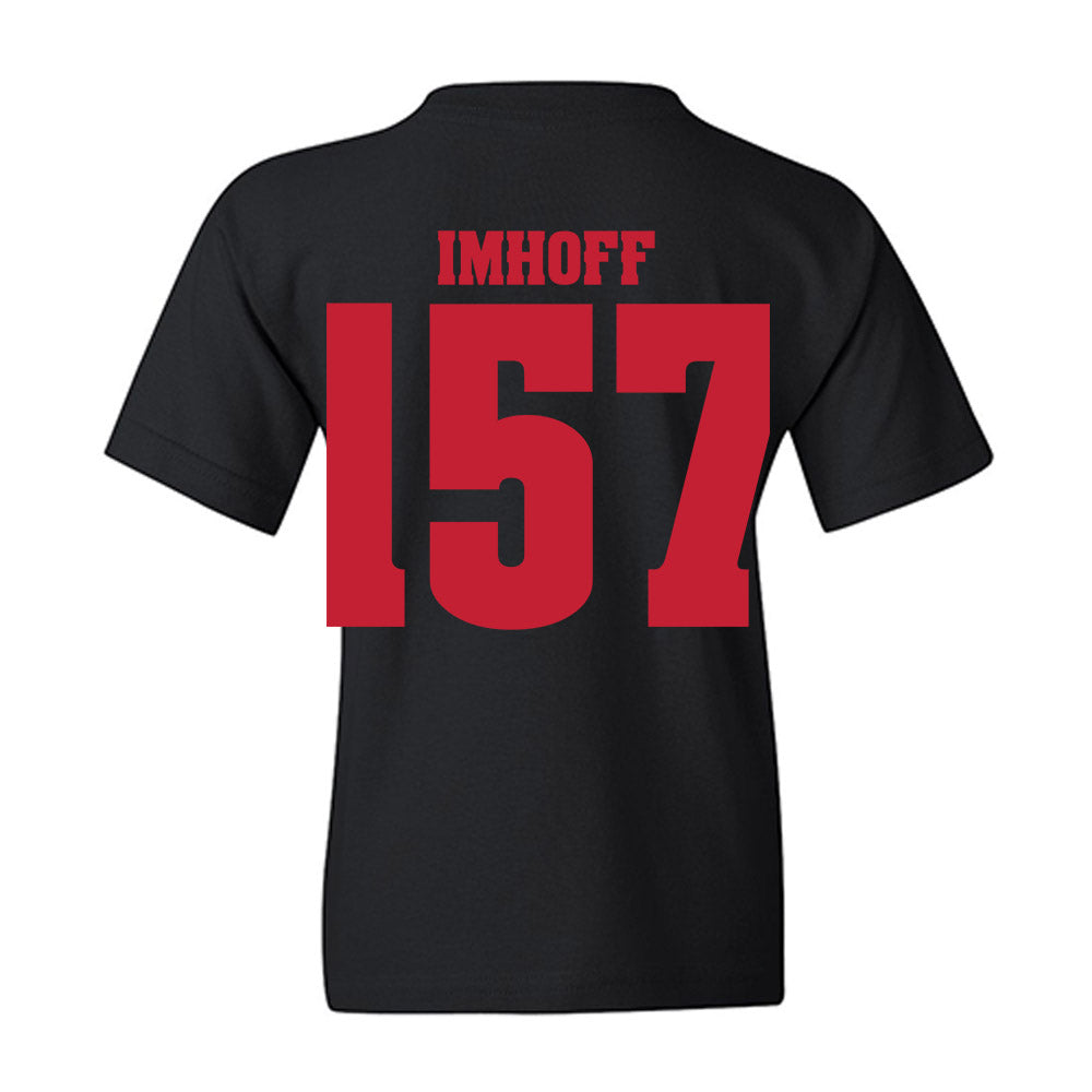 Wisconsin - NCAA Wrestling : Tyson Imhoff - Classic Shersey Youth T-Shirt-1