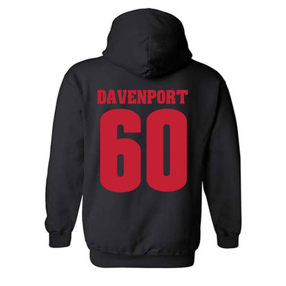 Wisconsin - NCAA Football : Nolan Davenport - Classic Shersey Hooded Sweatshirt-1