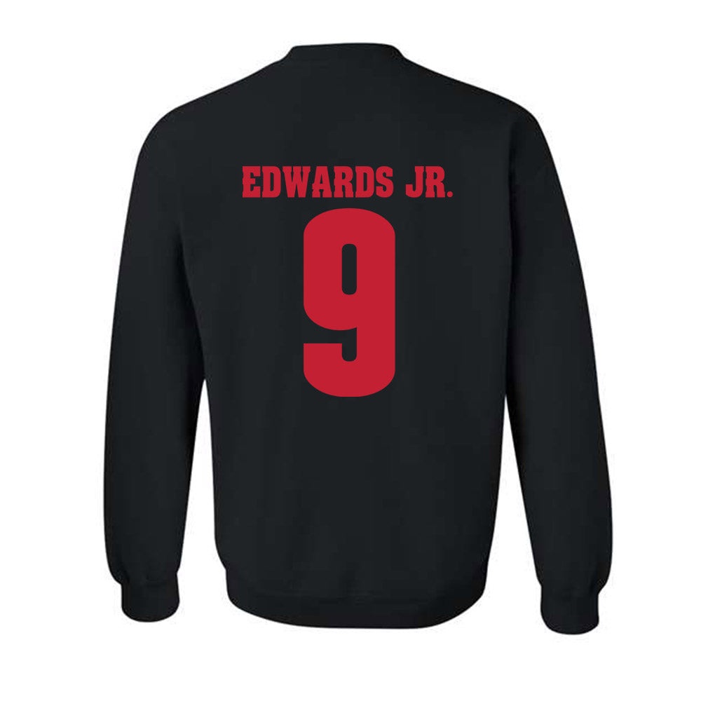 Wisconsin - NCAA Football : Billy Edwards Jr. - Classic Shersey Crewneck Sweatshirt-1