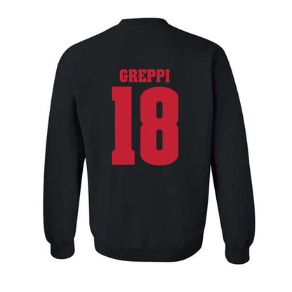 Wisconsin - NCAA Men's Basketball : Riccardo Greppi - Classic Shersey Crewneck Sweatshirt-1
