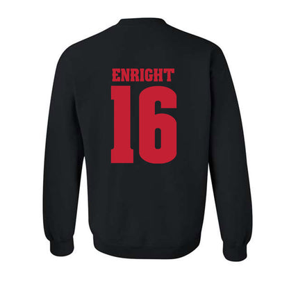 Wisconsin - NCAA Women's Ice Hockey : Claire Enright - Classic Shersey Crewneck Sweatshirt-1